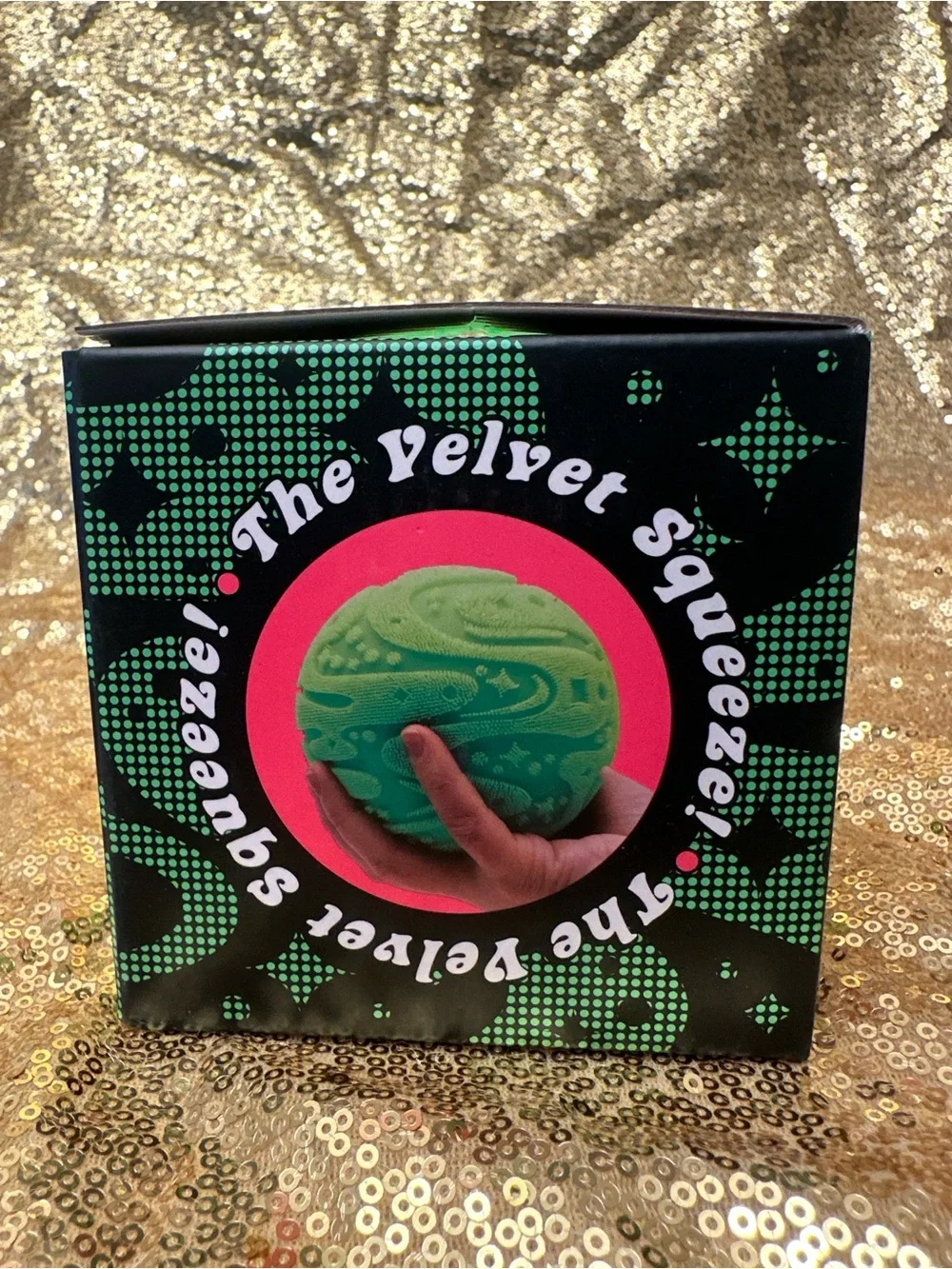 SUPER Fuzz Ball Velvet Needoh Squeeze - Green